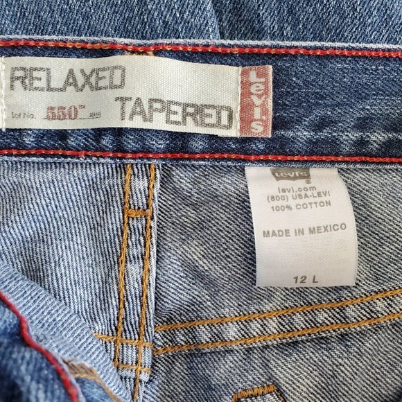 Levi's sz 12 L  mom jeans 100% cotton - Picture 3 of 4